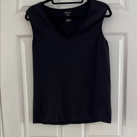 Two Merona Fitted Tank Tops Black and Brown Size XCL - Picture 2 of 4